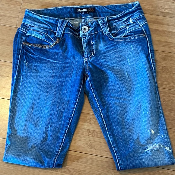 Rewind Denim - 🆑 Rewind Blue Jeans 👖- Juniors Size 7